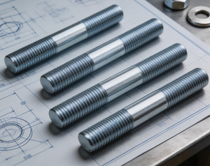 Vis à tête fraisée en acier au carbone résistant, zingué, DIN938, pour convoyeur, service personnalisé, machinerie de transport - Product Image 5