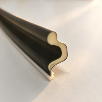 Bandes d'étanchéité Zero Draft pour porte d'autoclave, bande d'étanchéité en film vinyle, joint d'ombre pour porte coulissante