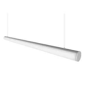 diameter 60mm round shape light tube for office and supermarket 300-degree lighting led linear pendant light
