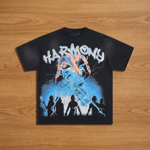 Camiseta de Manga Corta para Hombre, Tejido Harmony, 100% Algodón, Talla Grande, Lisa, para Impresión Digital - Product Image 3