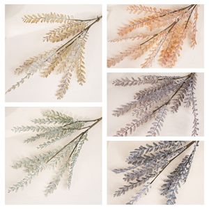 Hojas de Helecho Artificiales CallaFloral, Rama Individual de Plástico, Color Naranja Marrón Claro, Decoración para Bodas y Hogar - Product Image 3