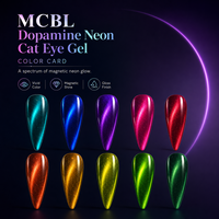 Gel UV magnétique holographique 9D effet œil de chat, qualité supérieure, vegan, écologique, professionnel, longue tenue, en flacon