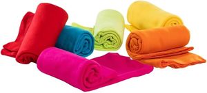 कारखाने प्रत्यक्ष बिक्री कस्टम रंग फेंक पॉलिएस्टर बुना हुआ पतली ध्रुवीय ऊन कंबल - Product Image 5