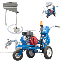 Machine de marquage routier manuelle sans air pour peinture à froid, pour la délimitation des lignes de chaussée et le marquage des parkings