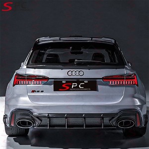 Kit carrosserie en fibre de carbone sèche SPC <span class=keywords><strong>RS6</strong></span> pour <span class=keywords><strong>Audi</strong></span> <span class=keywords><strong>RS6</strong></span>, kit de tuning en fibre de carbone préimprégnée pour <span class=keywords><strong>Audi</strong></span> <span class=keywords><strong>RS6</strong></span> 2019-2024 - Product Image 6