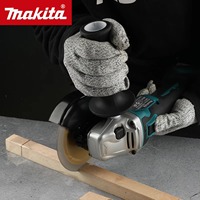 Meuleuse d'angle sans fil Makita 18V DGA404/DGA504 avec interrupteur coulissant, construction en acier inoxydable, outil de bricolage