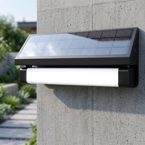 Lampe solaire LED NGW-12 avec diffuseur en polycarbonate, angle de faisceau de 20 degrés, détection de mouvement, gradation 25%, garantie 5 ans, bande longue - Product Image 3