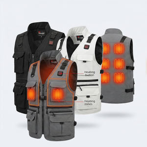 เสื้อกั๊กอุ่นไฟฟ้าแบบ USB ลายโลโก้ Hot Zone คุณภาพสูง พร้อมระบบป้องกันความร้อนเกิน ปรับระดับได้ เหมาะสำหรับกิจกรรมกลางแจ้ง เช่น ตกปลา - Product Image 1