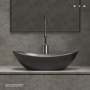 Lavabo Moderno in Ceramica da Appoggio Artistico per <span class=keywords><strong>Bagno</strong></span> di Hotel - Product Image 2