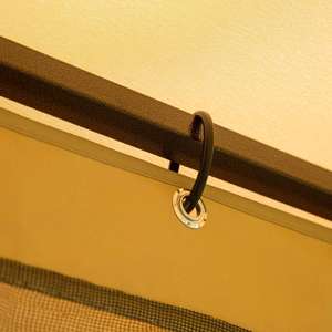 Rangka Gazebo Taman, Rangka Baja Gazebo Kain Poliester 3*3M Teras Halaman Belakang Atap Ganda Gazebo Kanopi Pengganti - Product Image 6