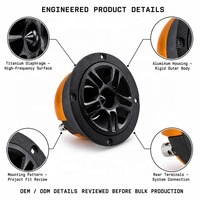 OEM ODM, haut-parleur super tweeter professionnel de 33 mm, boîtier en aluminium, 4 ohms, 44 W/88 W, 12 V, système audio pour voiture, solutions audio personnalisées
