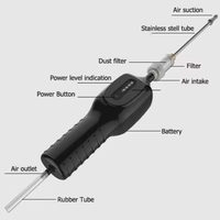 Bomba Portátil de Muestreo de Gas 1000 ml/min, Sonda de Muestreo de Aire Manual para Detector de Fugas de Gas Industrial