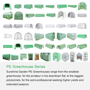 3 Tiers 6 <strong>Shelves</strong> Portable <strong>Outdoor</strong> Plant Greenhouse Greenhouse Mesh with Metal Frame Walk Green House - Product Image 6
