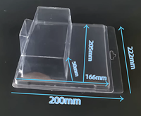 Boîte d'emballage en PVC pliable de fabrication industrielle pour voitures miniatures avec protection anti-dommages