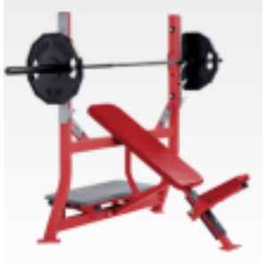 Panca Inclinabile/Declinabile in Acciaio per Esercizi Pettorali, Attrezzatura da Palestra, Panca Fitness per Pesi Liberi, Inclinazione 55 Gradi - Product Image 5