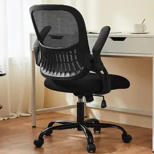 Ejecutivo Ceo Luxury Mesh Home Giratorio Gerente Muebles de oficina Silla de trabajo con ruedas Ergonómico de lujo con abatible hacia arriba Ar