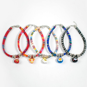 Venta directa de fábrica de collares de campana de estilo étnico con dibujos animados, collares de osito de peluche, accesorios para gatos y perros, collares para mascotas. - Product Image 1