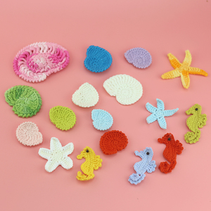 <span class=keywords><strong>Crochet</strong></span> fait à la main Animal de mer <span class=keywords><strong>ancre</strong></span> <span class=keywords><strong>marine</strong></span> Fishstar bateau vêtements sac et accessoires de vêtement - Product Image 2