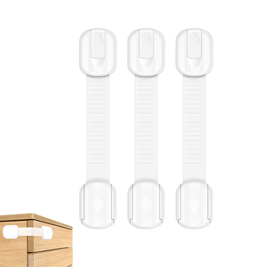 Child Locks for Cabinet and Drawers Baby and Kids Drawer Locks for Door Cabinets Fridge, Cabinet Lock with Adhesive