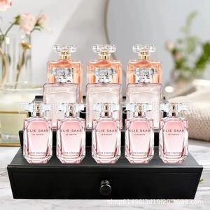 Cross-<b>border</b> wooden cosmetic storage box with drawers, tiered perfume <b>display</b> rack, wooden counter perfume <b>display</b> rack - Product Image 1