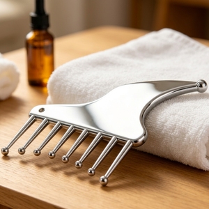 Outil de massage Gua Sha en forme de piano pour la relaxation musculaire et la libération myofasciale, masseur de cuir chevelu pour usage commercial et domestique - Product Image 4