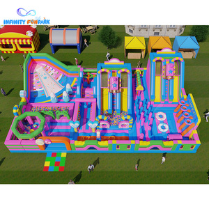 Parc de jeux gonflables Big Bounce, équipement de qualité commerciale <span class=keywords><strong>pour</strong></span> les parcs d'attractions, <span class=keywords><strong>location</strong></span> <span class=keywords><strong>pour</strong></span> événements, vente en gros - Product Image 5