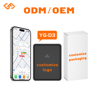 YOGU YG-D3 Rastreador GPS para Automóvil, Almacenamiento en la Nube, Rastreo en Tiempo Real, Rastreo de Motocicletas, Rastreador GPS para Camiones, Compatible con Personalización