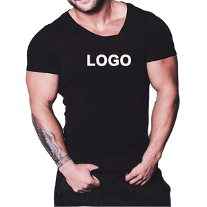T-shirt décontracté sportif pour homme en coton uni respirant et frais, coupe ajustée, écologique, manches courtes, confortable pour l'été et le quotidien - Product Image 1