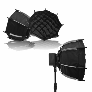 Mini parabole professionnelle pour éclairage LED de studio avec grille et monture Bowens, 30 cm, pour photographie - Product Image 2