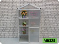 Mini-serre commerciale avec cadre en aluminium et polycarbonate