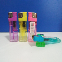 Briquet à gaz jetable en plastique avec logo, au butane, design moderne, portable