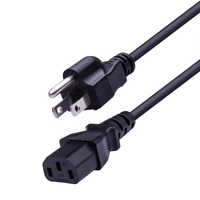 Câble de prise à 3 broches approuvé par PSE direct d'usine 5m de longueur 3Pin 10A/13A/15A prises ca plomb électrique IEC C13 japon cordon d'alimentation