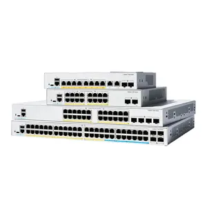 Original New hot selling C1300-8MGP-2X Multigigabit PoE+ ports with 65W power budget 8x 10 Gigabit SFP+ 8 port switch