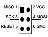 Programador USB AVR ISP SKU-14224 para Desenvolvimento de Microcontroladores, Compatível com AVR Studio, Kit de Eletrônica DIY Fabricado em Guangdong, China