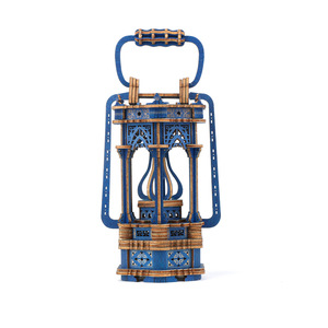 Wholesales DIY 3d Wooden <b>Puzzle</b> for Adults Kids for Home Decor LED Luminescence Vintage Lamp - Product Image 6