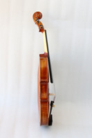 Violon 4/4 pleine taille, fait main, en érable flammé, pour étudiants et professionnels, qualité concert et orchestra, verni à la main