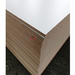 Wholesale Melamine Laminated Chipboard Made in <strong>China</strong> <strong>Coloured</strong> Faced Particle Plywood Waterproof 15mm 18mm Sheet - Product Image 3