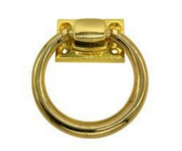 Accessoires de quincaillerie pour meubles HUAWEI, poignées de meubles en alliage de zinc, style classique, or et chrome antique, grandes poignées en forme d'anneau