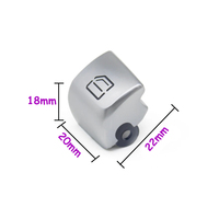 Remplacement du capuchon du bouton de commande de la fenêtre de la porte de voiture W205/W253/W213/W293/W222 pour Mercedes Benz Classe C/E/GLC/S, matériau PC+ABS