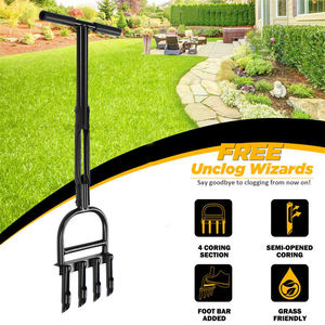 <span class=keywords><strong>A</strong></span>érateur de pelouse unique Hantechn, machine à <span class=keywords><strong>a</strong></span>érer et rouleau à pointes pour jardinage et agriculture - Product Image 3