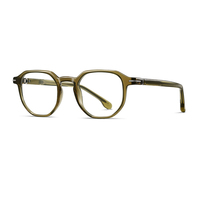 Lentes Ópticos de Lujo Lmamba F32207 de Alta Calidad, Armazón de Acetato TR90, Diseño Redondo, Estilo Vintage, Tendencia 2025, para Hombre y Mujer