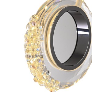 Italian High-End Bedroom Atmosphere Pendant <b>Light</b> Postmodern Luxury Small Pendant Crystal Earring High-end Pendant <b>Chandelier</b> - Product Image 1