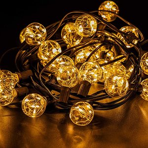 Ip65 Không Thấm Nước 10M/33ft Đồng <span class=keywords><strong>G40</strong></span> Chuỗi Đèn Năng Lượng Hiệu Quả Hoàn Hảo Cho Sân Vườn Sân Sau Và Đảng Trang Trí Nội Thất - Product Image 2