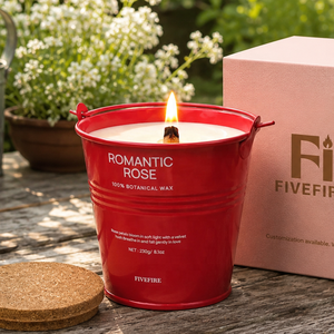 <span class=keywords><strong>Bougie</strong></span> en métal parfumée personnalisée OEM FIVEFIRE avec emballage <span class=keywords><strong>pour</strong></span> bougies anti-moustiques d'extérieur - Product Image 2