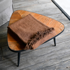 Manta de lino francés súper cómoda y bien diseñada con textura sutil - Product Image 5