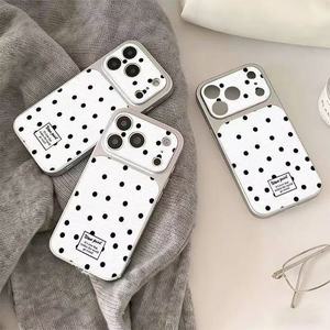 Nueva Funda de Cuero con Diseño de Puntos para <span class=keywords><strong>iPhone</strong></span> 16 13 14 <span class=keywords><strong>12</strong></span> 15 17 Air <span class=keywords><strong>Pro</strong></span> Max - Product Image 2