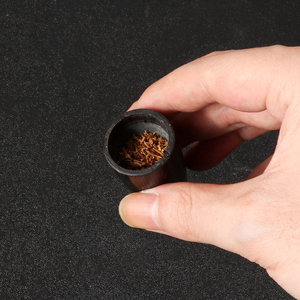 Pipe à <span class=keywords><strong>tabac</strong></span> en bois Futeng, portable, solide, faite à la main, finition cirée 9 mm, coupe-vent, accessoires pour pipe à fumer à une bouffée - Product Image 3