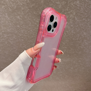 BEAUTYLINE Custodia 3 in 1 di Alta Qualità Nuova Trasparente Nera per <span class=keywords><strong>iPhone</strong></span> <span class=keywords><strong>13</strong></span> 14 15 16 Pro Max - Product Image 5