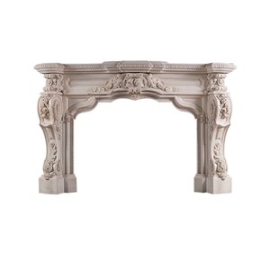 <span class=keywords><strong>The</strong></span> Best and Cheapest carving fireplace mantle mantel surround carved lion-fireplace travertine mantels - Product Image 4