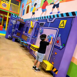 Parcours d'obstacles d'aventure, équipement de terrain de jeu intérieur, jeux sensoriels pour enfants, mur Mario, tunnel rampant, aire de jeux souple pour café et centre commercial - Product Image 5